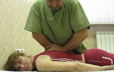 Handmatige therapie voor lumbale osteochondrose